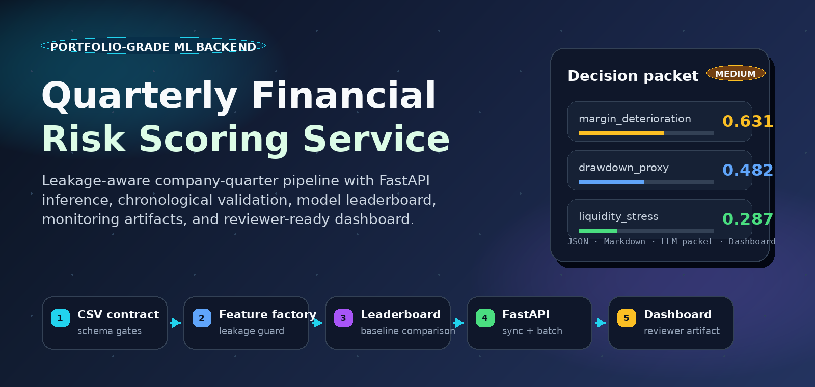 Financial risk scoring project hero image